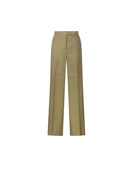 Spodnie Max Mara brązowe