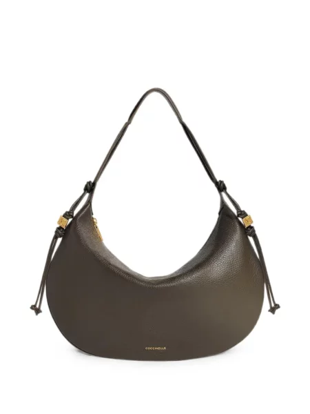 Δερμάτινη τσάντα shopper Coccinelle πράσινο