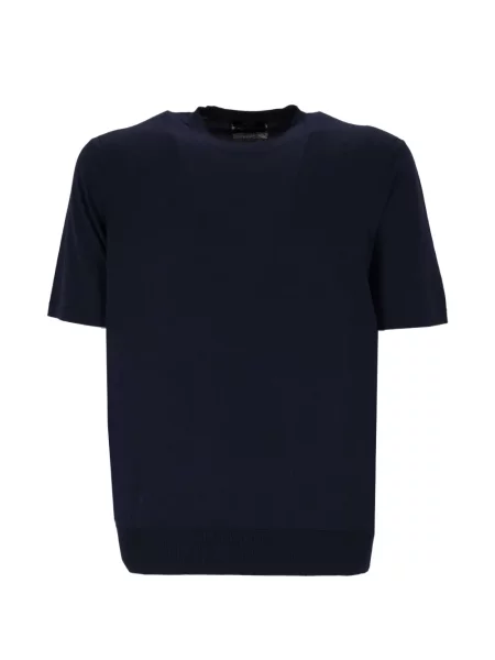 Tricou Hosio tricotate albastru