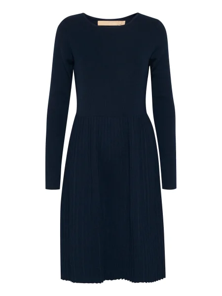 CULTURE Rochie tricotat Luci bleumarin