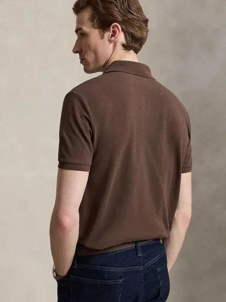 Tricou polo Polo Ralph Lauren maro