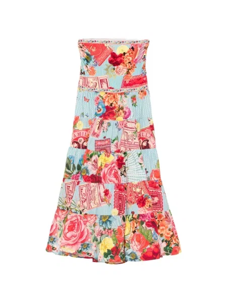 Fustă Camilla albastru