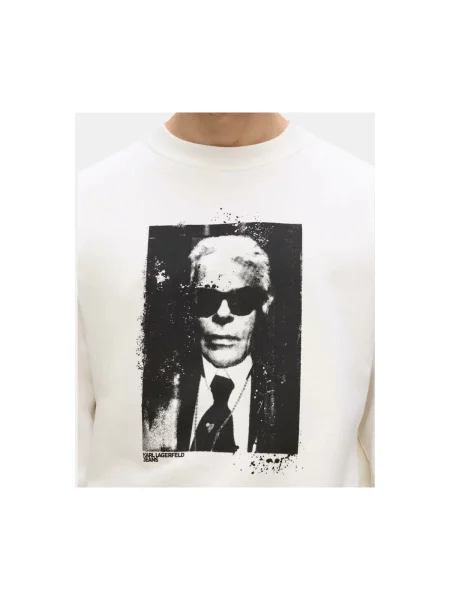 Geacă de blugi Karl Lagerfeld alb