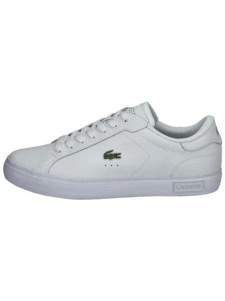 LACOSTE Rövid szárú sportcipők zöld / piros fehér