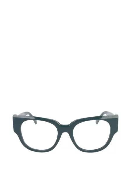 Ochelari de soare Max Mara Eyewear cu imprimeu geometric verde