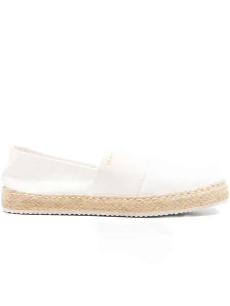 Espadrile Gant fără toc alb