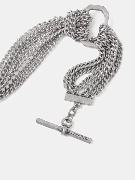 AllSaints браслет металевий