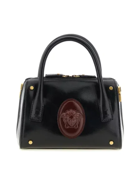 Torebka Versace skórzana czarna