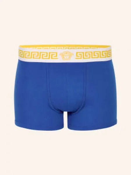 Versace Boxerky modrá / žlutá bílá