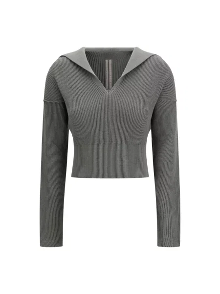 Sweter Rick Owens wełniany szary