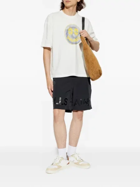 Tricou Allsaints cu imagine alb