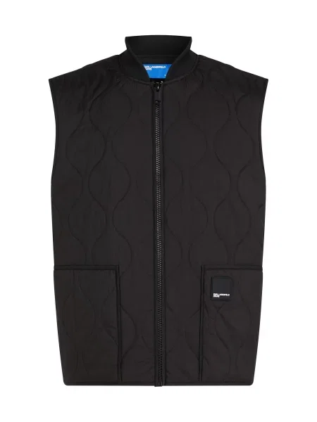 KARL LAGERFELD JEANS Brezrokavnik črna