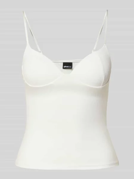 Top Gina Tricot biały