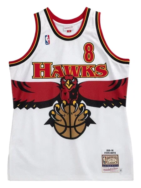 Cămașă Mitchell & Ness din jerseu alb