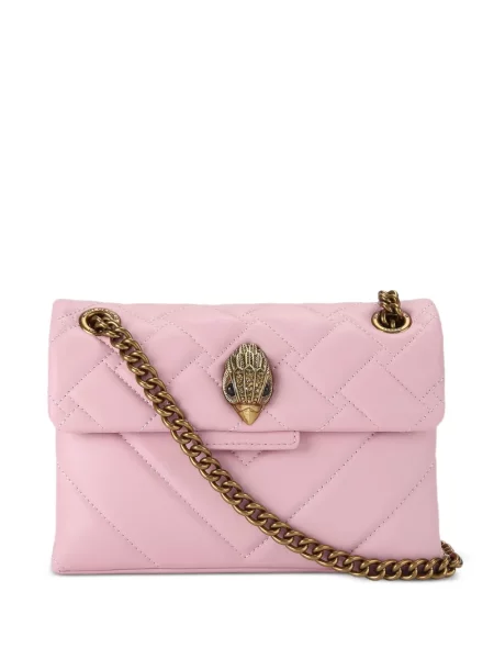 Matlasat geantă shopper Kurt Geiger London din piele roz