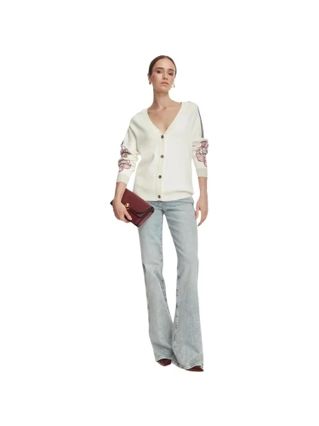 Liu Jo Sport Cardigan Crem alb