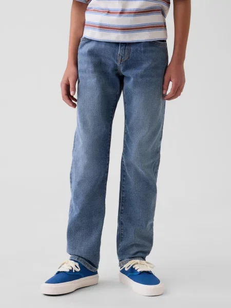 Pantaloni copii Gap albastru