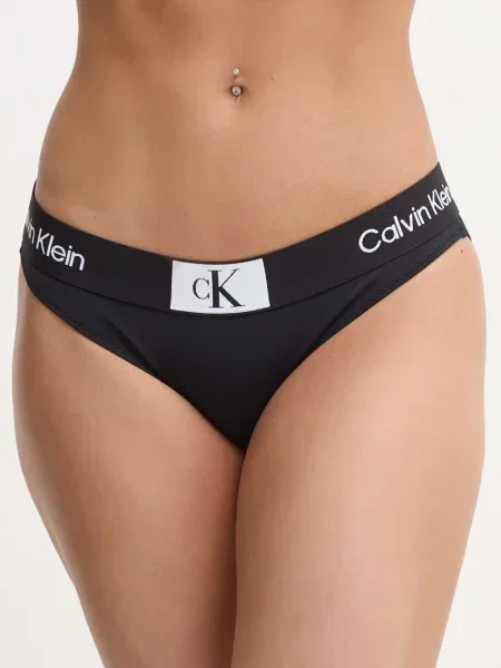 Olcsóbban. Bikini alsó Calvin Klein Bikini black. Méret: S fekete