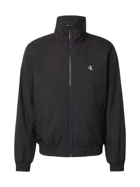 Calvin Klein Jeans Geacă de primăvară-toamnă negru