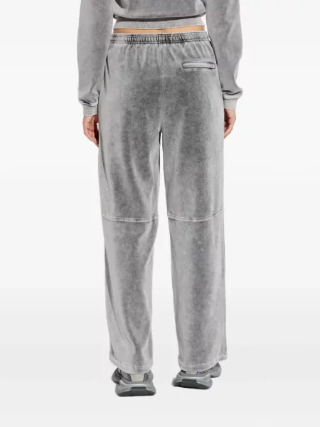 Bársony sportnadrág Alexander Wang szürke