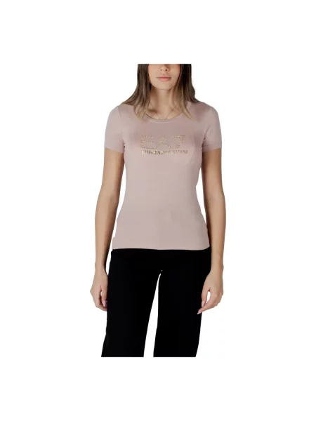 T-shirt Emporio Armani Train Evolution W Tee Ss Big L Fawn XS czarna