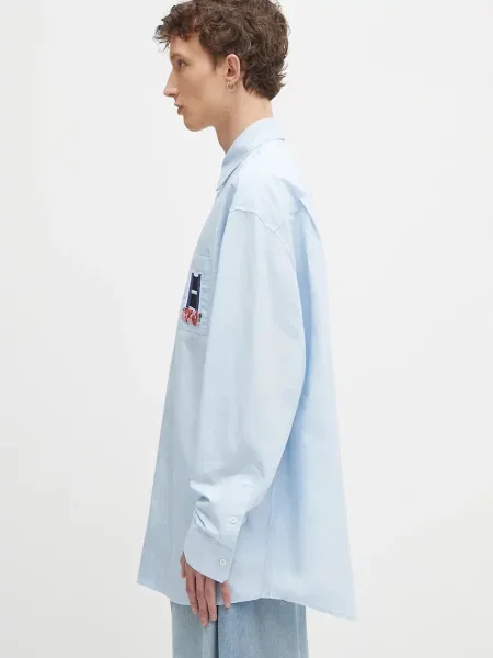 Πουκάμισο JW Anderson Window Embroidery ανδρικό μπλε