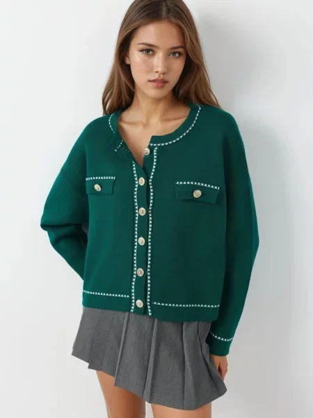 My fashion Kardigan Strickjacken' zelena