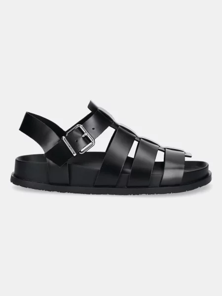 Tommy Jeans Sandále Tjw Fisherman Patent Sandal čierna