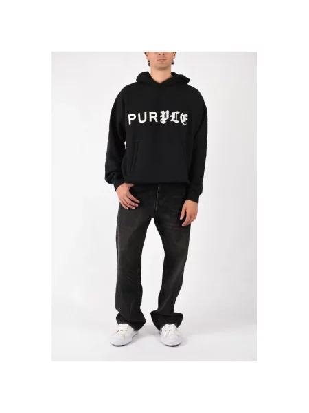 Bluza z kapturem Purple Brand czarna