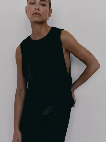 MUUV. sukienka LLARD czarna