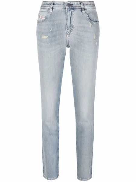 Blugi skinny Diesel 2015 BABHILA skinny fit albastru