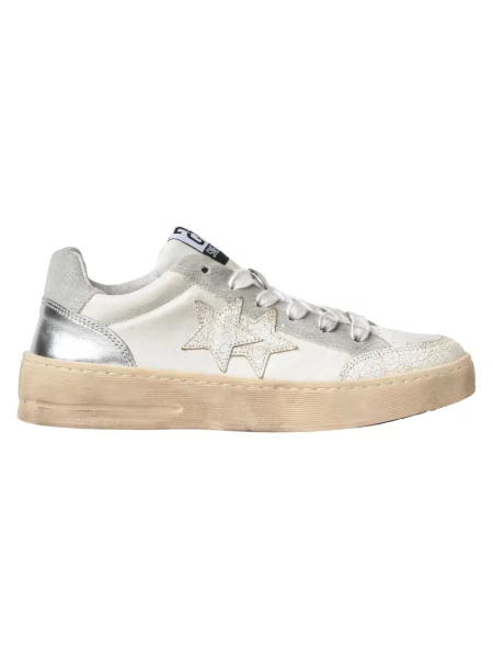 Sneakersy 2star skórzane białe