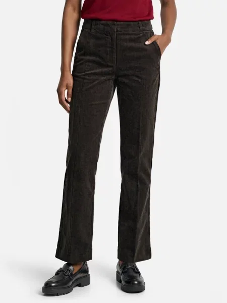 Weekend Max Mara spodnie z sztruksu Kobiety Sztruks 34 brązowy