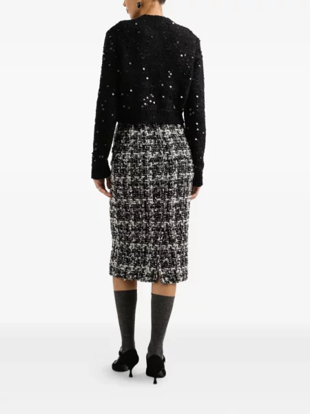 Cardigan Dolce & Gabbana cu paiete negru