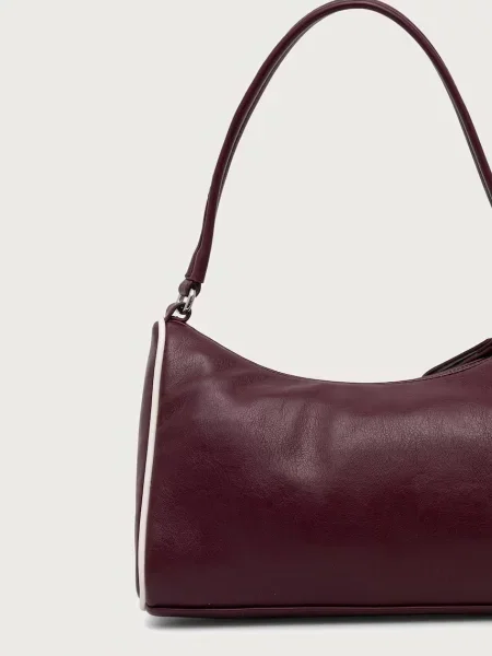 Tommy Jeans torebka z imitacji skóry fioletowa