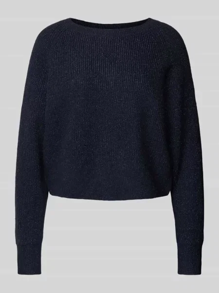 Sweter z dzianiny z wiązanym detalem — Constantly K x P&C* granatowy