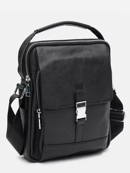 Borsa Leather Мессенджер Шкіра чорний