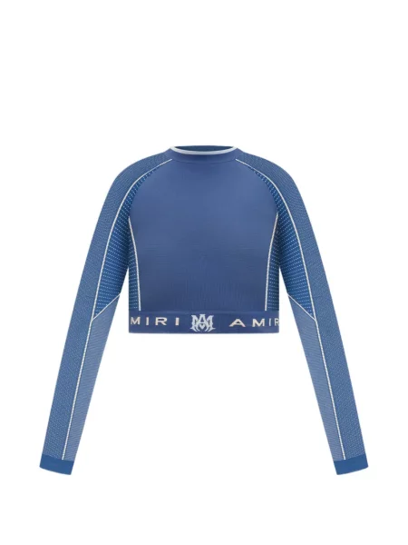 Decupat top Amiri albastru