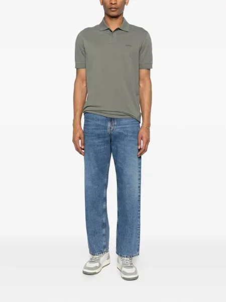Tricou polo Boss verde