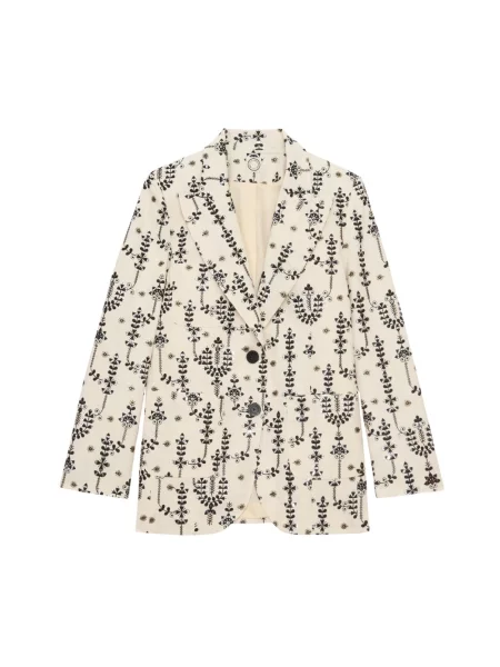 Marynarka Ines De La Fressange Paris beżowa