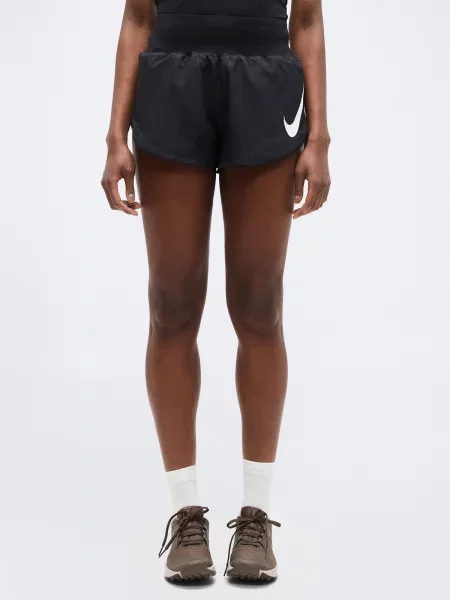 NIKE Športové nohavice Tempo čierna biela