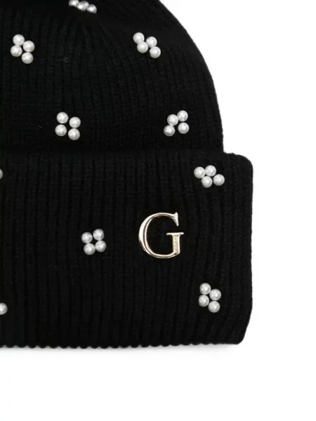 Căciulă Guess cu perle negru