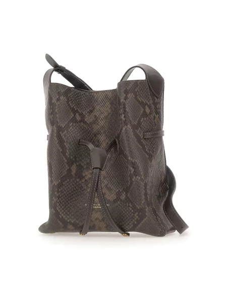Torebka crossbody Gianni Chiarini skórzana brązowa