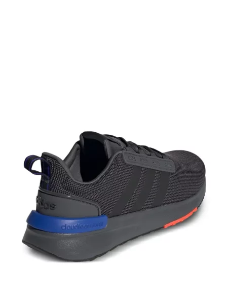 Pruhované trekkingové lněné tenisky Adidas UltraBoost šedé