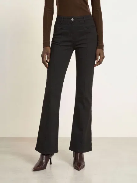Reiss Flared Džíny Claude 20 black černé
