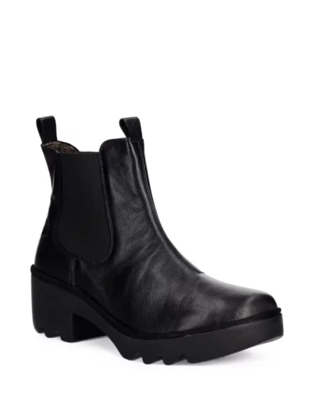 Botine chelsea Fly London chunky negru