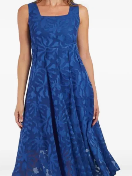 Rochie mini Derhy cu model floral albastru
