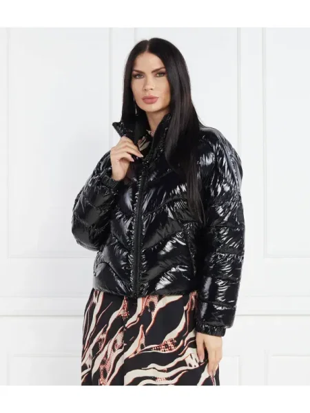 Marc Cain Kabát | Cropped Fit fekete