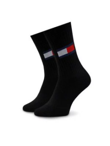 Dlouhé punčochy Tommy Jeans černé