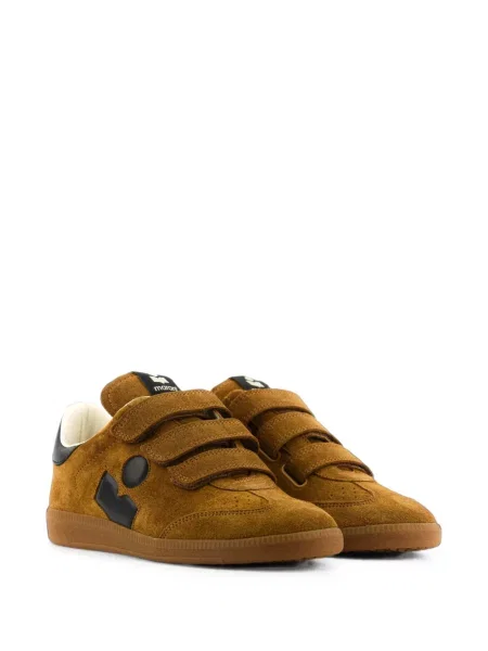 Szarvasbőr pántos sneaker Isabel Marant barna